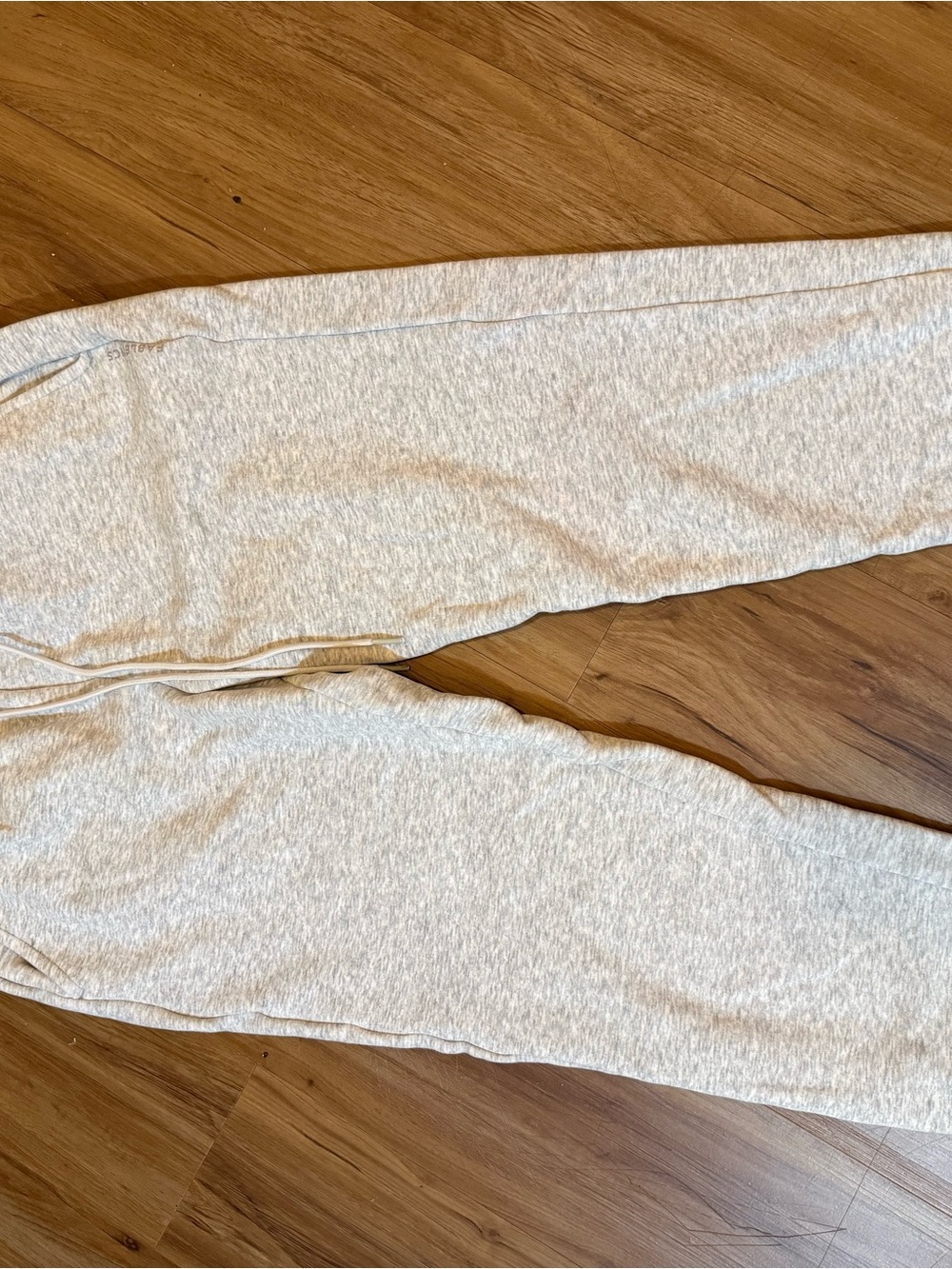 Fabletics Cream Heather Track Joggers